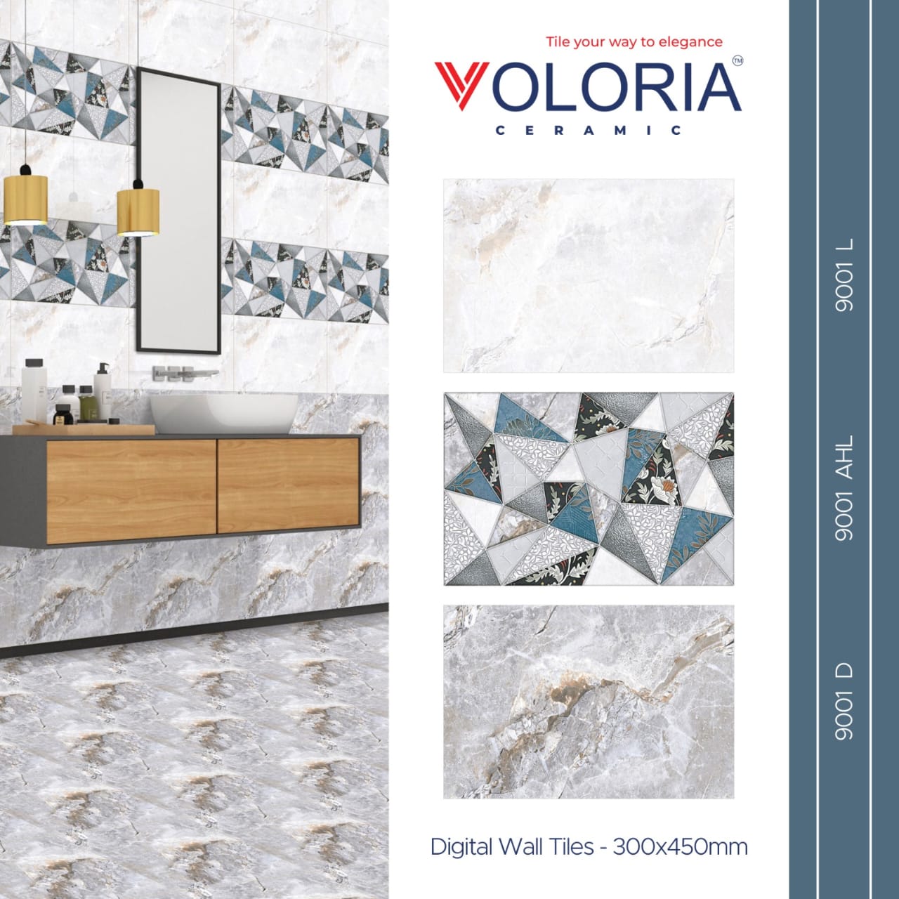 Wall Tiles (300 x 450 mm) - VC - 3